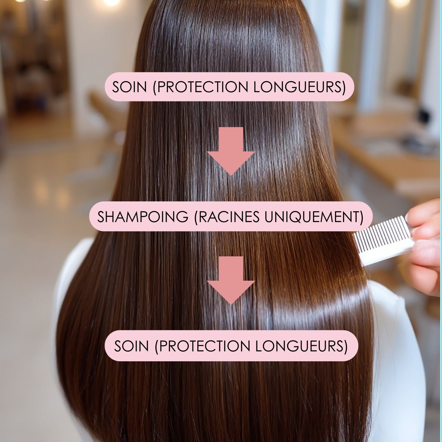 The Sandwich Technique: Protect Damaged, Dry, Unruly Hair