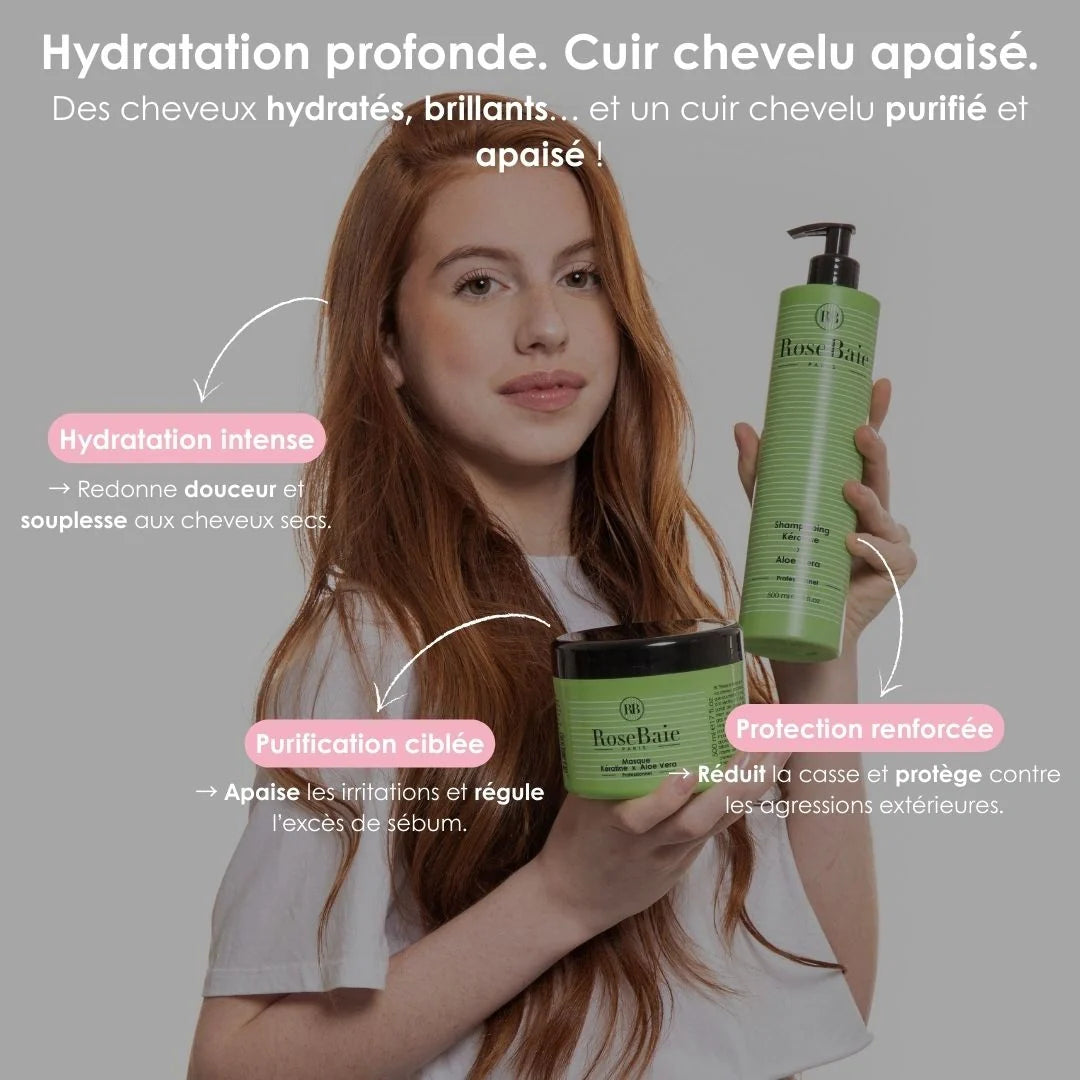 Aloe Vera & Keratin Shampoo — Scalp Purify & Hydration