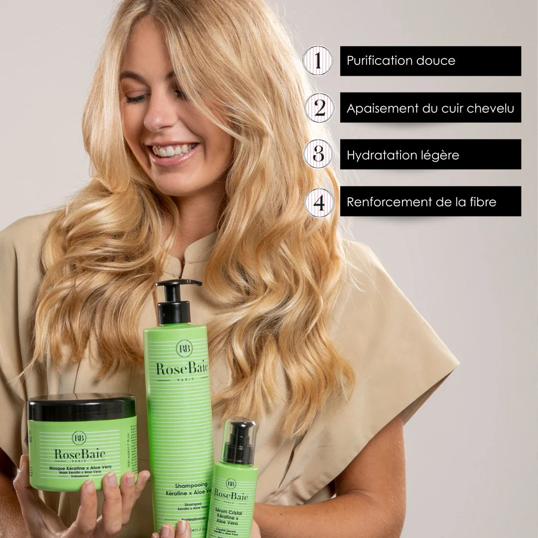 Aloe Vera & Keratin Routine — Scalp Purify & Hydration