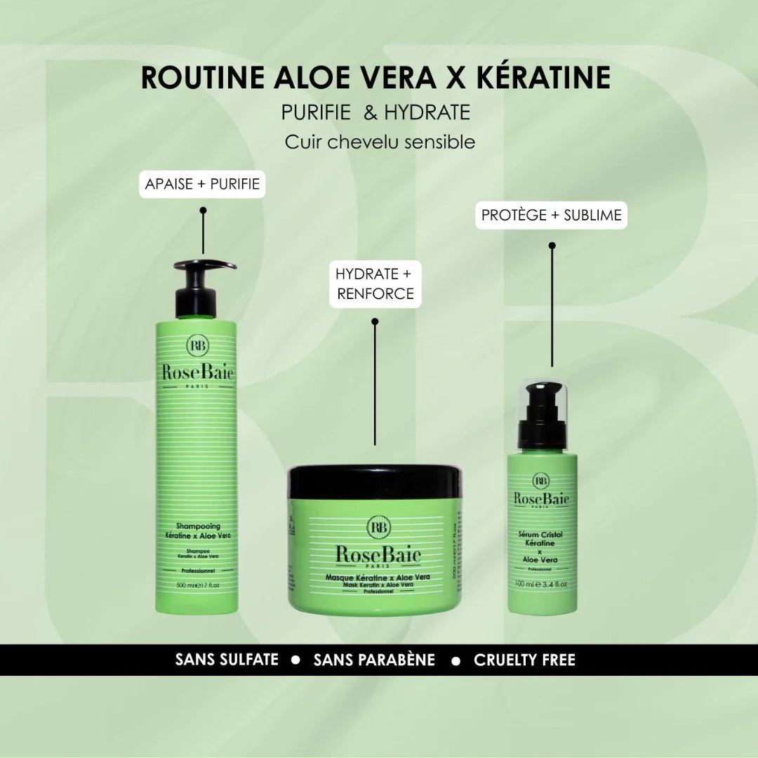 Aloe Vera & Keratin Serum — Scalp Purify & Hydration