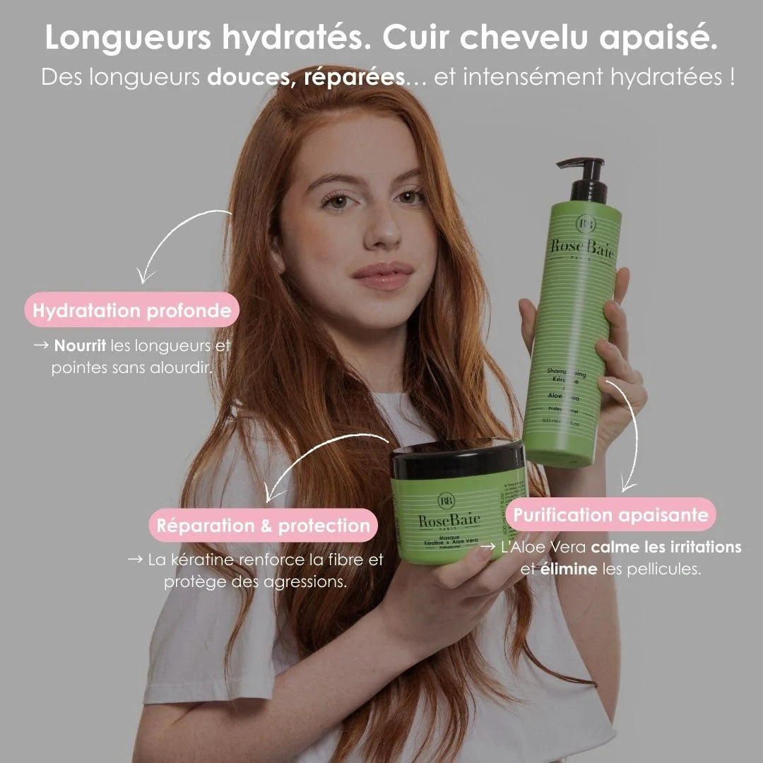 Aloe Vera & Keratin Serum — Scalp Purify & Hydration